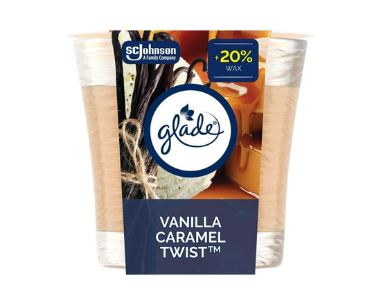 Glade® Scented Candle Air Freshener, Vanilla Caramel Twist - Other