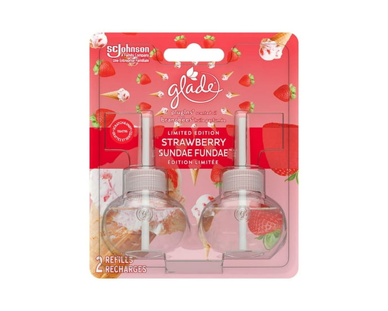 Glade Plugins® Air Freshener Oil Refill, Strawberry Sundae Funday - 2
