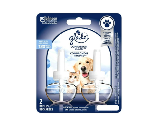 Glade PET Plugins® Air Freshener Oil Refill, Companion Clean™ - One Size