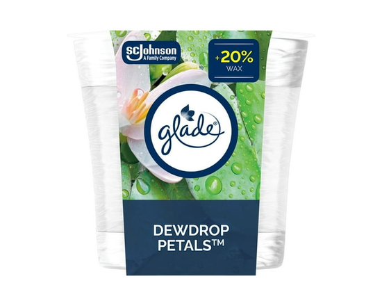Glade® Scented Candle Air Freshener, Dewdrop Petals - One Size