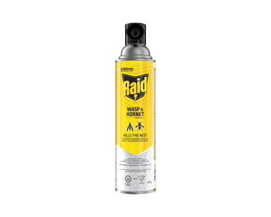 Insecticide Raid contre les guêpes et les frelons, pour utilisation à l’extérieur, 400 g - 400 g