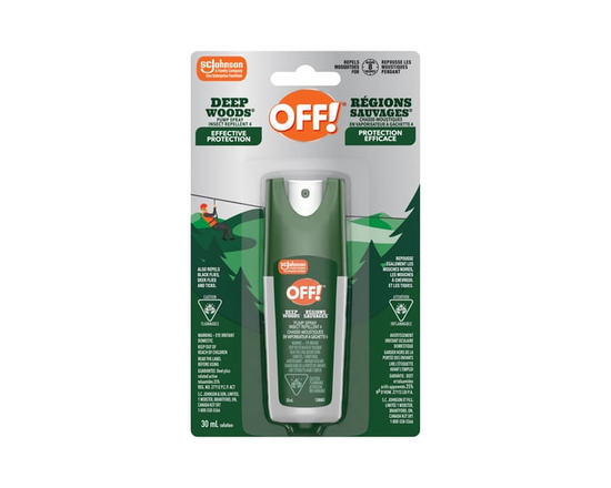 OFF! Deep Woods 25% Deet Insect Repellent Pump Spray, Travel Size - Travel Size