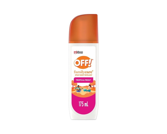 OFF!® FamilyCare® Insect Repellent Spray, For Use on Kids, Tropical Fresh, 175ml - 175 mL