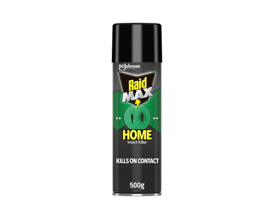 Raid Max Home Insect Killer, Kills Listed Bugs on Contact, For Indoor and Outdoor Use, 500g - 500 g