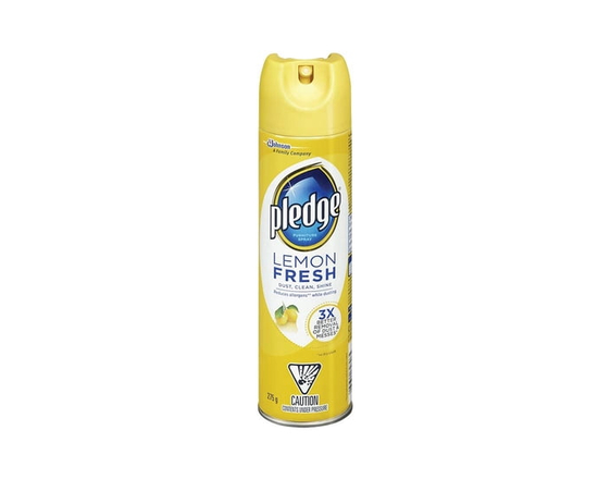 Pledge® Furniture Polish Spray, Shines and Protects, Lemon Scent, 275g - 275 g