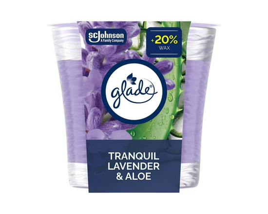 Glade® Scented Candle Air Freshener, Tranquil Lavender & Aloe - Other