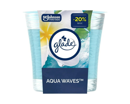 Glade® Scented Candle Air Freshener, Invigorating Aqua Waves - Other