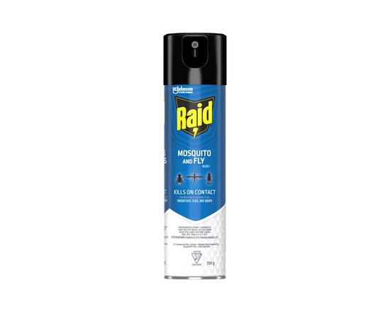 Raid Mosquito and Fly Insect Killer, for Indoor and Outdoor Use, 350g - 350g