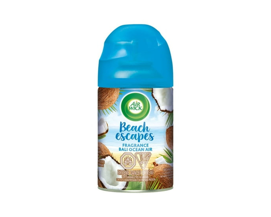 Air Wick Freshmatic Air Freshener, Automatic Spray Refills, Beach Escapes: Bali Ocean Air, 1 Refill - 175 g
