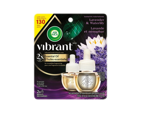 AIR WICK® SCENTED OIL - Refill - Vibrant™ Lavender & Waterlily - 50ml