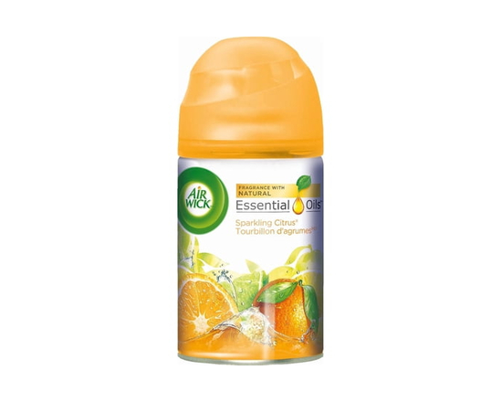 Assainisseur d'air AirWick Freshmatic, Recharges de vaporisateur automatique, Tourbillon d'agrumes, 1 Recharge - 180g