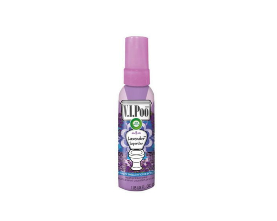 Air Wick VIPOO Toilet Perfume Spray, Lavender Superstar, 55 ml, Pre-Poop Spray