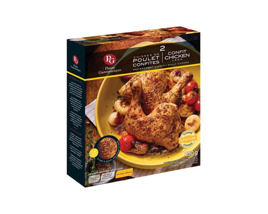 Cuisses de poulet confites Plaisirs Gastronomiques