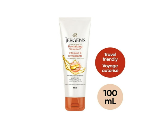 Jergens Lotion pour les Mains et le Corps Format Voyage à la Vitamine E Revitalisante - 100