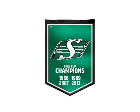 The Sports Vault Saskatchewan Roughriders Victory Banner - 28