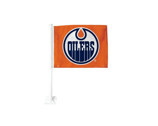 The Sports Vault Edmonton Oilers 1-Sided Car Flag - 28