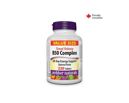 Webber Naturals Complexe B50 Libération Lente
