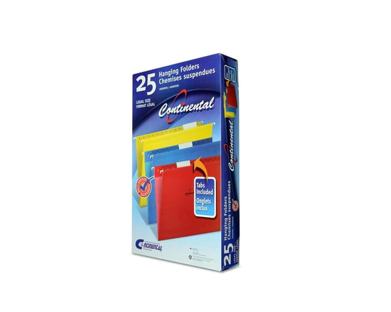 Assorted Color Legal Size Hanging Folders