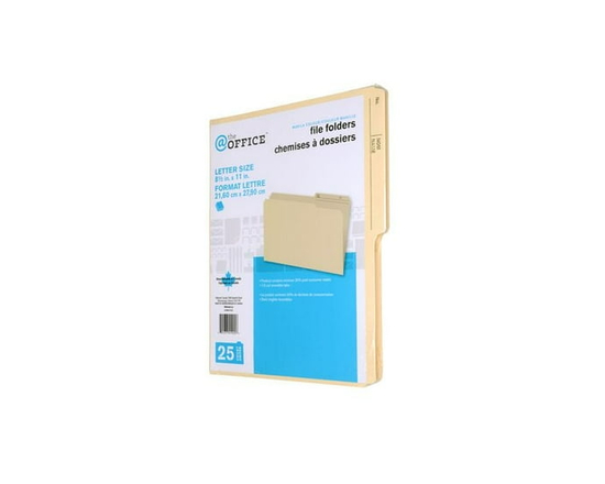 @ The Office Manila Color Letter Size Reversible File Folders