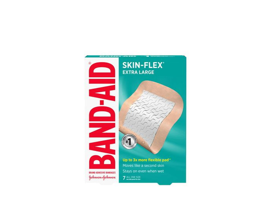 Band-Aid Brand Skin-Flex Adhesive Bandages for First Aid and Wound Care, Extra Large Size - One Size