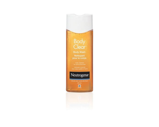 Neutrogena Body Clear Acne Body Wash with Salicylic Acid - Pimple Care Product, Acne Treatment, Pore Cleaner