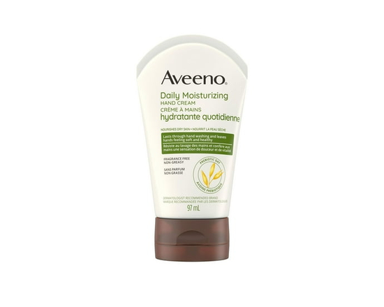 Aveeno Crème à Mains Hydratante Quotidienne, Lotion pour les Mains pour Peau Sèche, Hydratant à l'Avoine Non OGM, Sans Parabènes, Sans Parfum