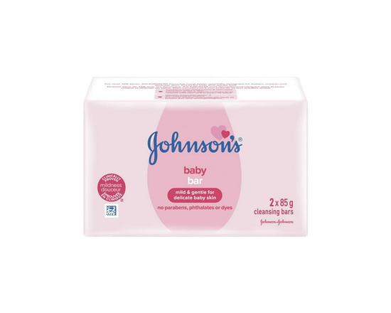 Johnson's Baby Soap Bar, Baby Soap, Mild and Moisturizing
