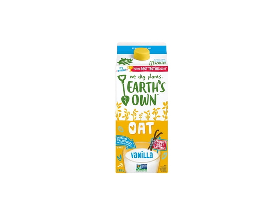 Earth's Own Gluten-Free, Vanilla Oat Milk Alternative - 1.75 L