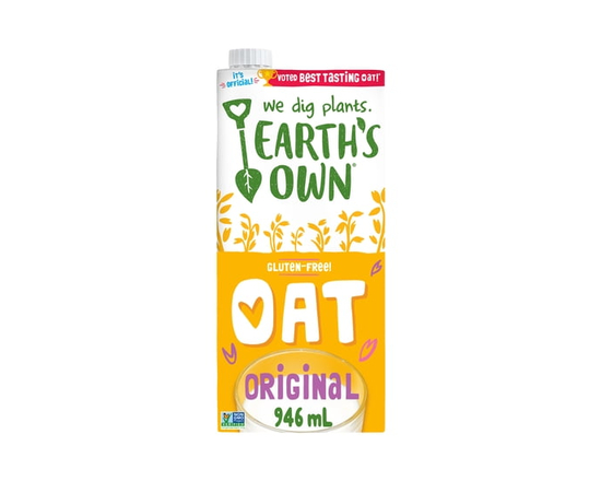 Earth's Own Gluten-Free, Original Oat Milk Alternative, 946 mL - 946ml