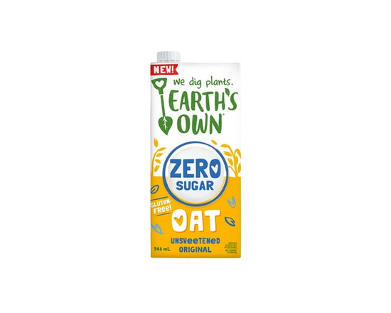 Earth's Own Gluten-Free, Zero Sugar Original Oat Milk Alternative, 946 mL - 946 mL