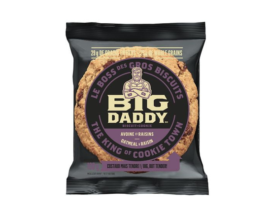 Biscuits à l’avoine et raisins BIG DADDYᴹᴰ