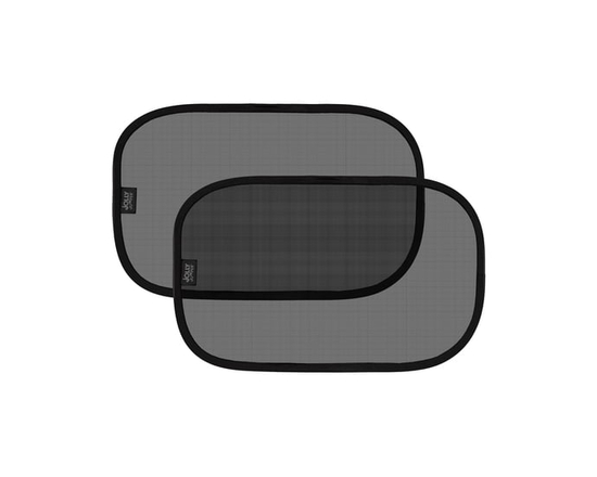 Jolly Jumper 2 Pack Sun Cling – Black   UV Protection & Sun Glare Shield for Car Windows   Easy Cling, No Suction Cups - inches