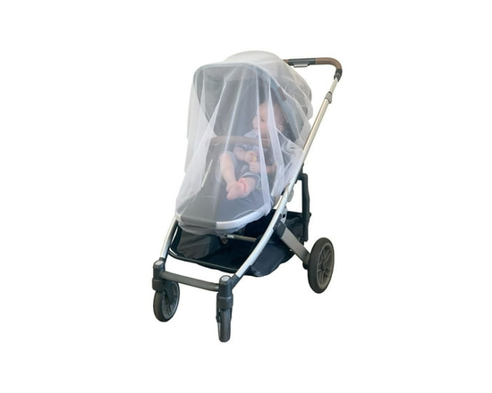 Jolly Jumper Baby Stroller & Playard Net Soft Mesh Insect Netting with Elastic Hem 98% UVA/UVB Protection & Breathable Design - One-Size