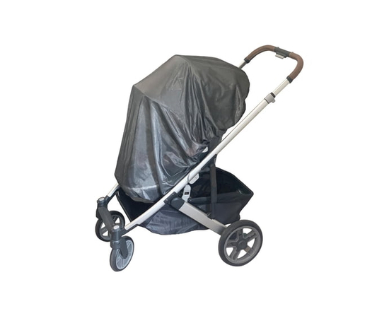 Jolly Jumper Solar Safe Net UV Protective Mesh Cover with 85% UVB & 82% UVA Protection Insect Shield with Self-Storage Pouch Fits Most Strollers