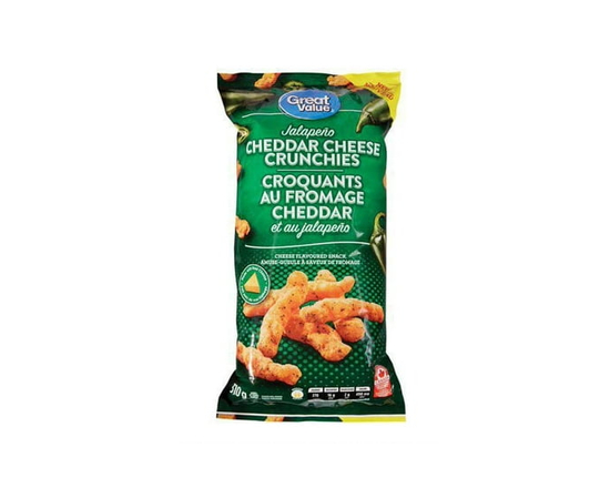 Great Value Jalapeño Cheddar Cheese Crunchies - 310 g