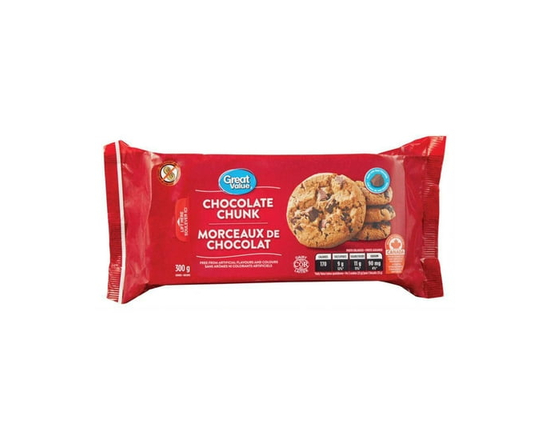 Great Value Chocolate Chunk Cookies - 300 g