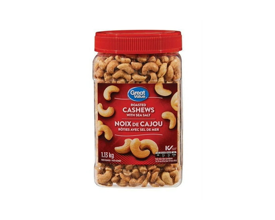Great Value Roasted Cashews with Sea Salt 1.13kg - 1.13 kg