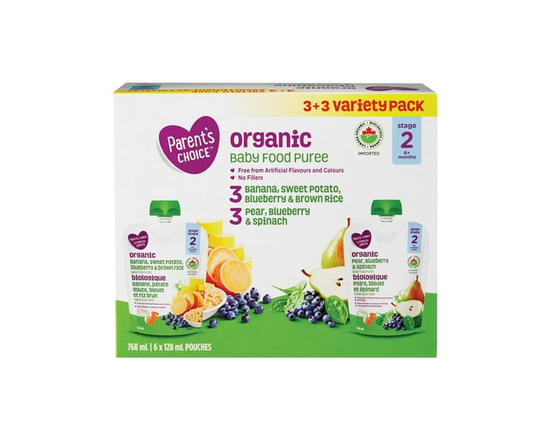 Parent’s Choice Variety pack Baby Food Purée - 16 fl oz