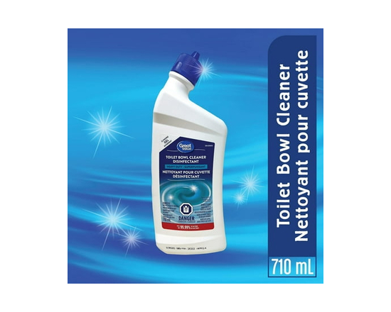 Great Value Toilet Bowl Cleaner, Disinfectant, Fresh Scent, 710ml - 710 mL