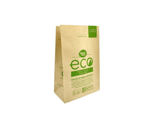 Great Value Sacs pour Déchets Organiques de Cuisine Résistants aux Fuites, 4.5L, 10sacs