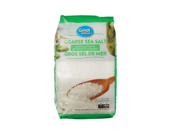 Great Value Coarse Sea Salt - 1 kg