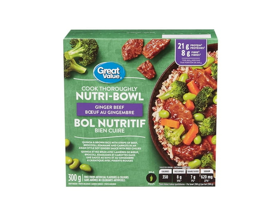 Bol nutritif bœuf au gingembre Great Value - 300 g