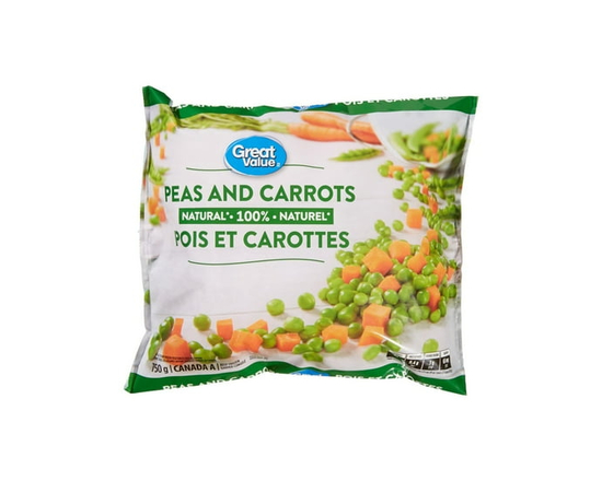 Great Value Frozen Peas and Carrots Mix - 750 g
