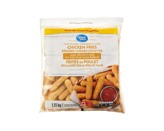 Great Value Frites de Poulet Panées - 1,13 kg