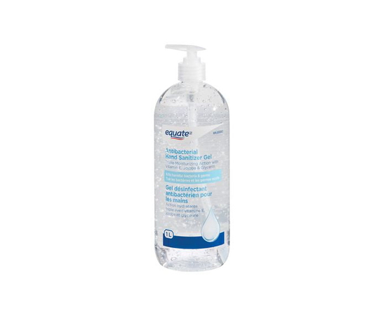 Gel désinfectant antibactérien pour les mains - 1L, Adul - 1 Litre
