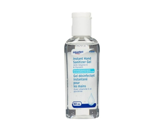 Equate Gel Désinfectant Instantané pour les Mains avec Vitamine E & Glycérine - 60