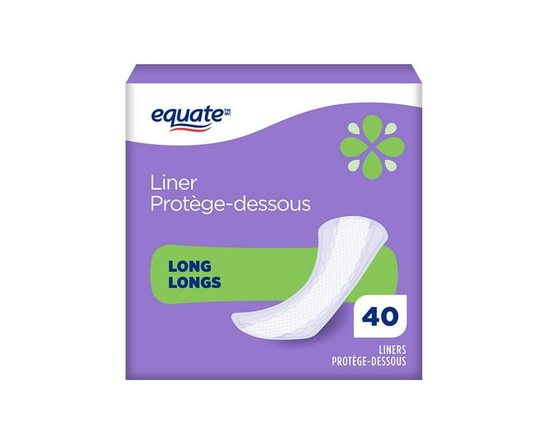 Equate à Absorption Légère Protège-Dessous Long Non Parfumé - Longue