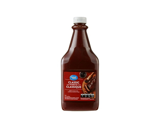 Great Value Classic Barbecue Sauce - 1 L
