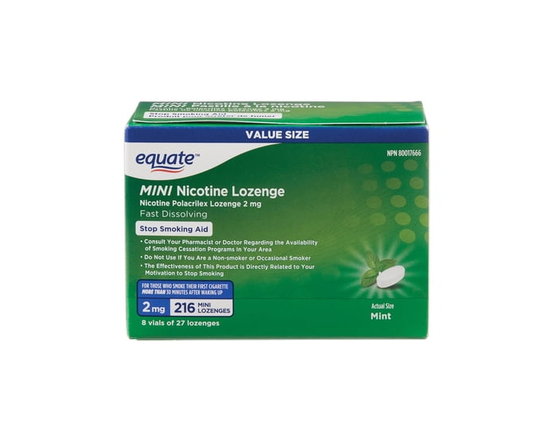 Equate Mini Nicotine Lozenge, Mint