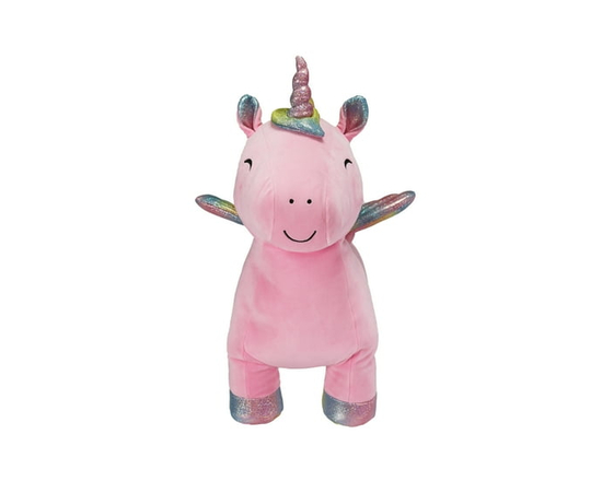 Kid Connection 15 po H en Peluche Licorne Rose Volante